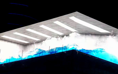 Shangrao Moon Plaza P5 outdoor naked eye 3D outdoor screen